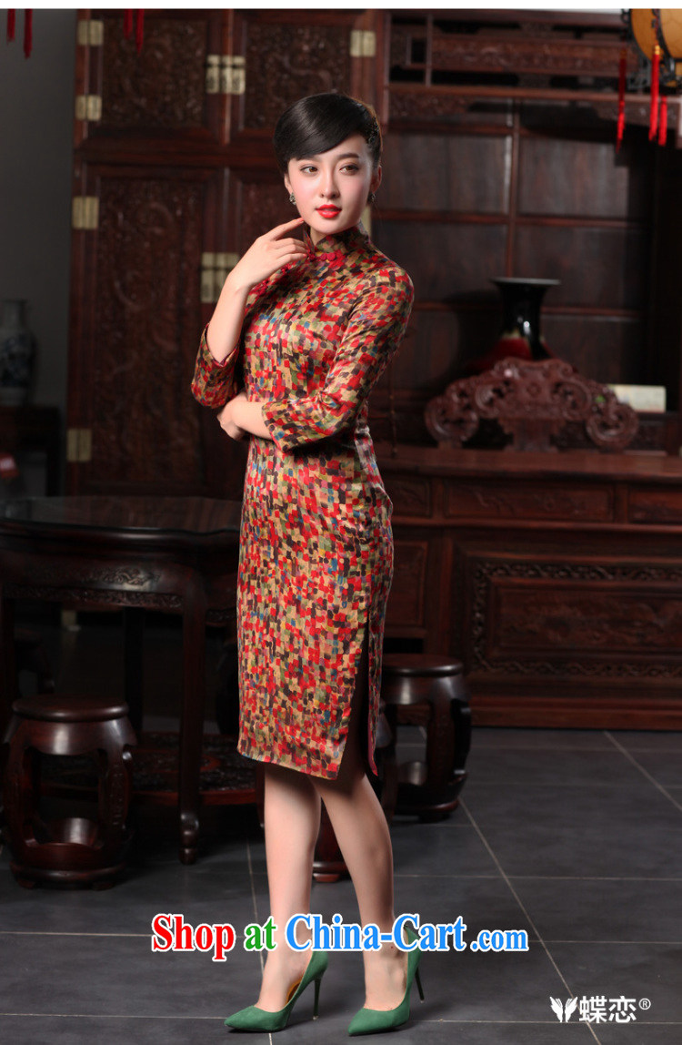 Butterfly Lovers 2015 spring new dresses daily improved, qipao dresses Stylish retro incense cloud yarn cheongsam 48,008 rain obscure XXL pictures, price, brand platters! Elections are good character, the national distribution, so why buy now enjoy more preferential! Health