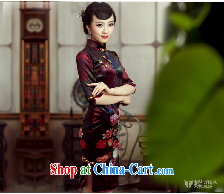 Butterfly Lovers spring 2015 the new, improved cuff fashion cheongsam daily scouring pads cheongsam dress cheongsam beauty 47,004 figure XXXL pictures, price, brand platters! Elections are good character, the national distribution, so why buy now enjoy more preferential! Health