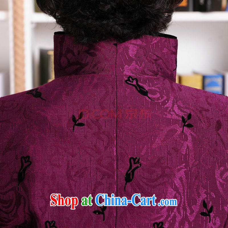 Joseph cotton, older women Tang with autumn and winter Load T-shirt jacket, for Chinese female parka brigades