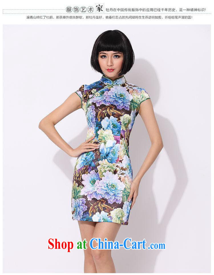 Health concerns women * mu, charm summer improved stylish cotton cheongsam dress hand-tie short cheongsam autumn and winter, pink XL pictures, price, brand platters! Elections are good character, the national distribution, so why buy now enjoy more preferential! Health