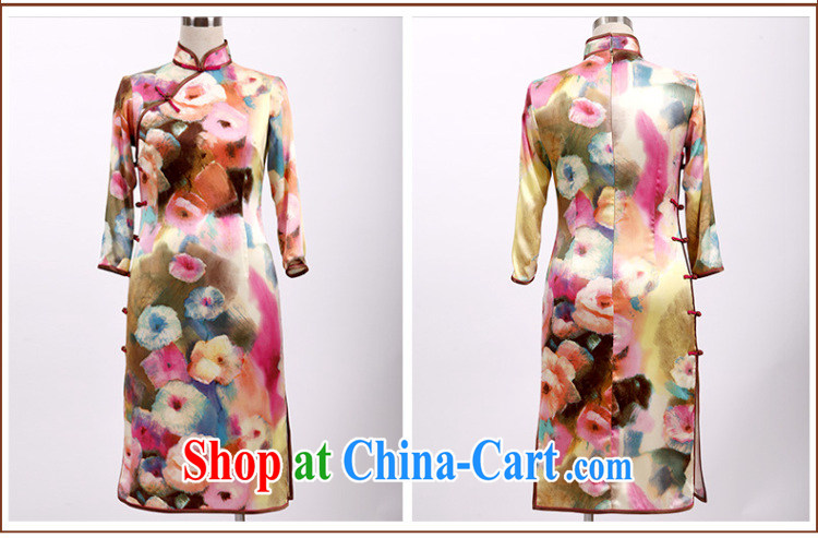 Butterfly Lovers 2015 spring new stylish improved sauna Silk Cheongsam dress daily Silk Cheongsam 48,014 paintings XXL pictures, price, brand platters! Elections are good character, the national distribution, so why buy now enjoy more preferential! Health