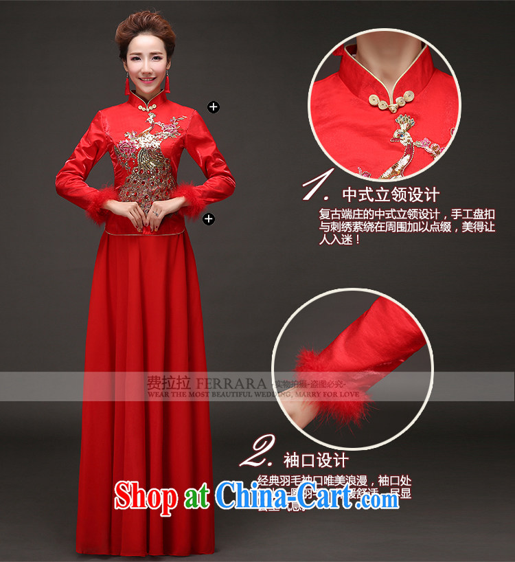 La winter 2015 new retro Chinese light drilling thick cheongsam dress maternity dress XL Suzhou shipping pictures, price, brand platters! Elections are good character, the national distribution, so why buy now enjoy more preferential! Health
