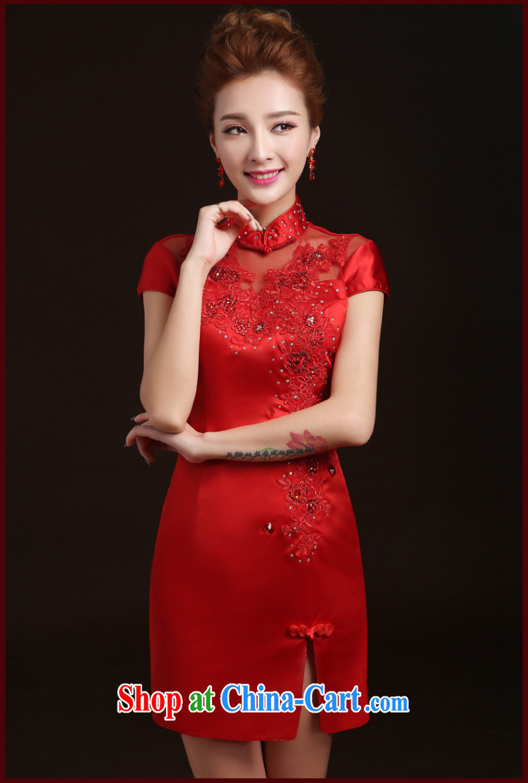 Ting Beverly toast Service Bridal Fashion winter dresses wedding dresses new 2014 autumn and winter clothing short wedding dresses red S pictures, price, brand platters! Elections are good character, the national distribution, so why buy now enjoy more preferential! Health
