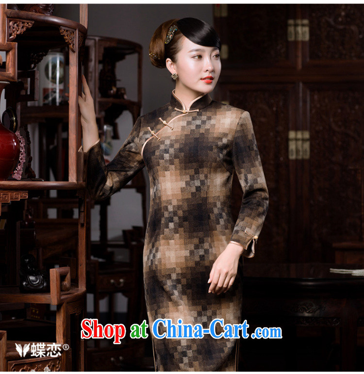 Butterfly Lovers 2015 spring new retro checkered dresses dresses stylish improved long hair that fall dresses and 49,060 color mosaic XXL pictures, price, brand platters! Elections are good character, the national distribution, so why buy now enjoy more preferential! Health