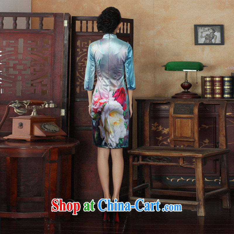 Mrs Ingrid sprawl economy 2014 new female Chinese, for Chinese improved wool lace dresses costumes, dresses cuff figure XXL, Mrs Ingrid economy sprawl, shopping on the Internet