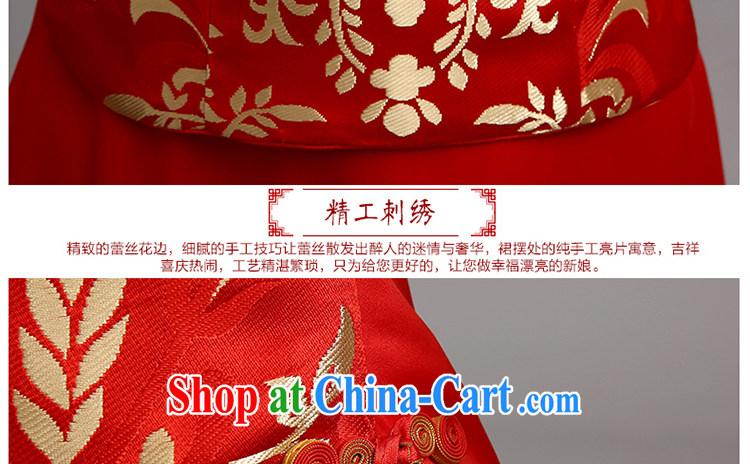 Definition 2015 early New cheongsam dress retro improved cultivating cheongsam Lace Embroidery bridal toast cheongsam dress winter, thick XXL code pictures, price, brand platters! Elections are good character, the national distribution, so why buy now enjoy more preferential! Health