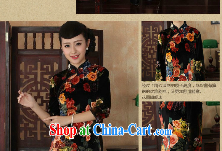 Take the dresses with autumn Tang Women's clothes new, for improved stretch the wool painting stylish classic in long sleeves dresses such as figure 2 XL pictures, price, brand platters! Elections are good character, the national distribution, so why buy now enjoy more preferential! Health