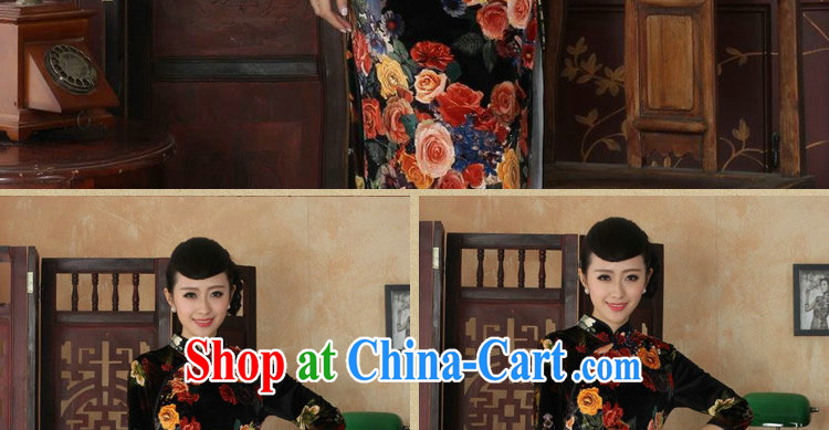 Bin Laden smoke cheongsam dress Tang with autumn is new, and for improved stretch the wool painting stylish classic in long sleeves dresses such as figure 2 XL pictures, price, brand platters! Elections are good character, the national distribution, so why buy now enjoy more preferential! Health