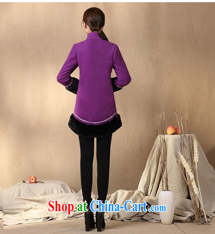 Mr Henry Tang, Id al-Fitr 2014 winter clothes new Ethnic Wind long-sleeved retro improved Tang women purple L pictures, price, brand platters! Elections are good character, the national distribution, so why buy now enjoy more preferential! Health