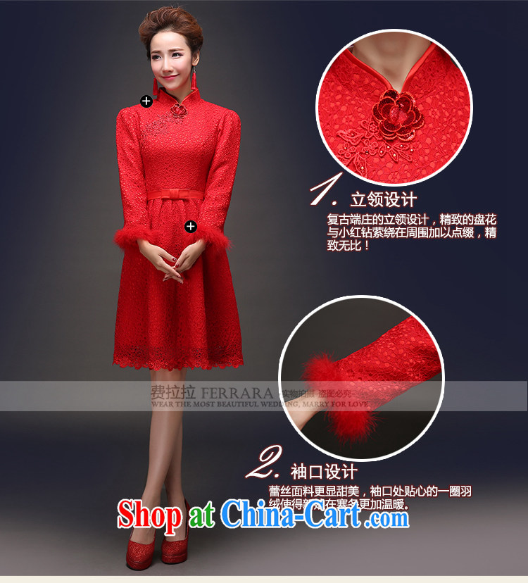 Ferrara 2015 new winter thick antique Chinese territorial waters, soluble lace cheongsam dress XL Suzhou shipping pictures, price, brand platters! Elections are good character, the national distribution, so why buy now enjoy more preferential! Health