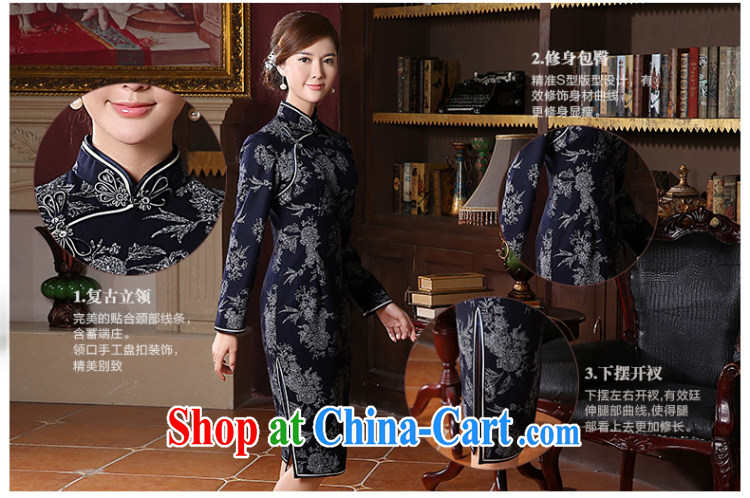 The CYD HO Kwun Tong' Buddha, Xiaodong replacing long-sleeved dresses 2014 new fleece, long, antique dresses skirts QC 41,037 dark XXL pictures, price, brand platters! Elections are good character, the national distribution, so why buy now enjoy more preferential! Health