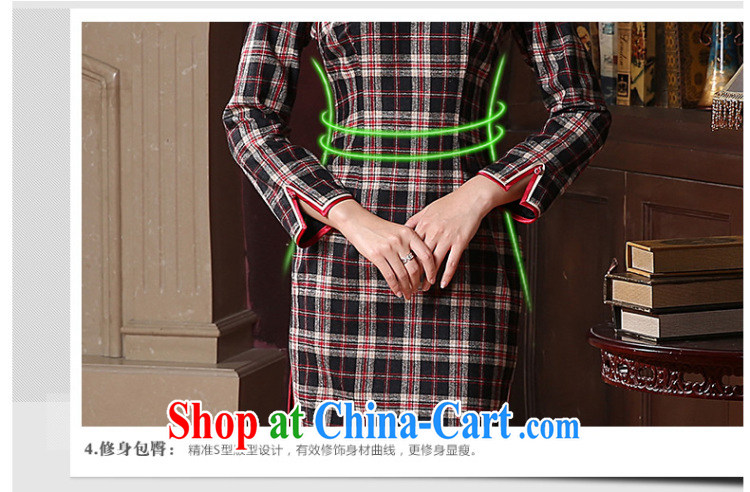 The CYD HO Kwun Tong' MS cloud 2014 winter clothes thick cheongsam dress long-sleeved long the forklift truck grid Korea QC 41,036 and black and red XXL pictures, price, brand platters! Elections are good character, the national distribution, so why buy now enjoy more preferential! Health