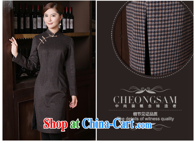 The CYD HO Kwun Tong years Xiao 2014 winter clothes new Korea long-sleeved wool dresses retro long QC 41,027 light coffee XXXL pictures, price, brand platters! Elections are good character, the national distribution, so why buy now enjoy more preferential! Health