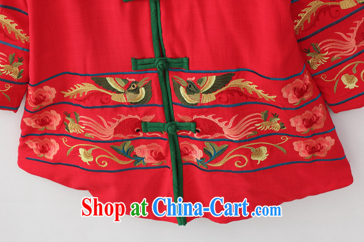 Stakeholders line cloud red Embroidery is withheld, served long-sleeved jacket National wind in older double-cap Chinese T-shirt TRJYD 8039 green is code pictures, price, brand platters! Elections are good character, the national distribution, so why buy now enjoy more preferential! Health