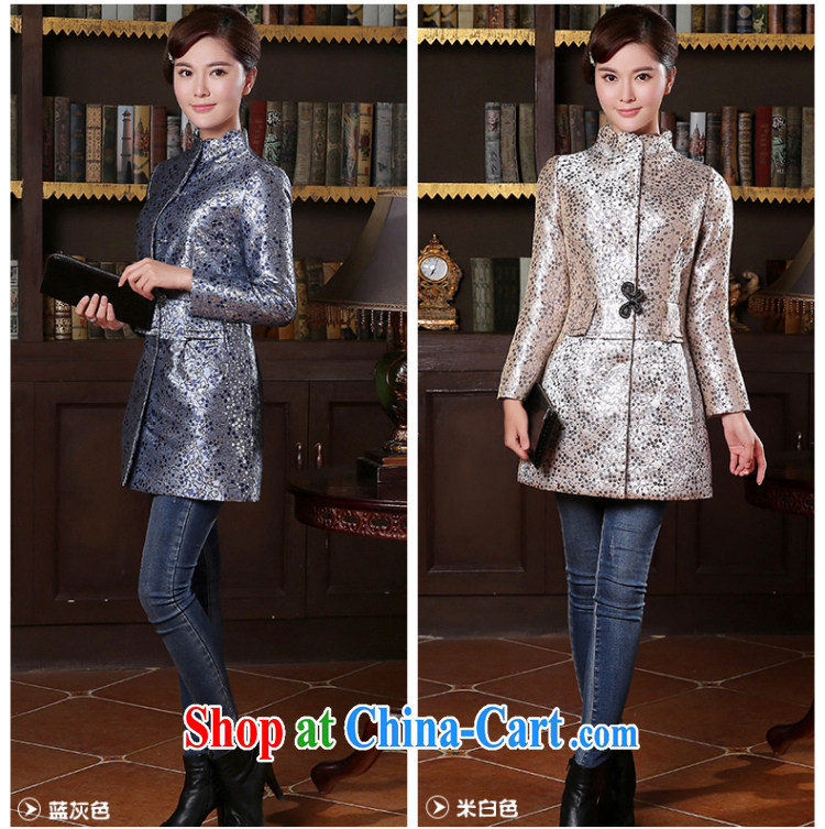 The CYD HO Kwun Tong' birds 2014 Turin Winter new quilted coat temperament cultivating Chinese improved Tang jackets TC 41,016 white XXXL pictures, price, brand platters! Elections are good character, the national distribution, so why buy now enjoy more preferential! Health