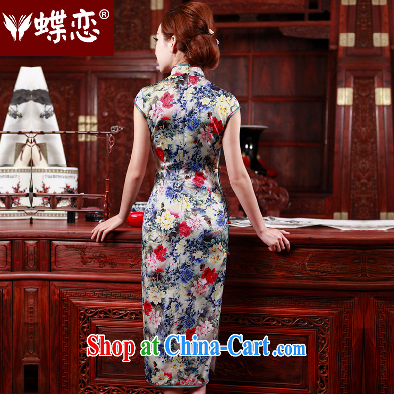 Butterfly Lovers spring 2015 the new, heavy silk long cheongsam improved stylish beauty dresses skirt 47,003 figure XXXL, Butterfly Lovers, shopping on the Internet