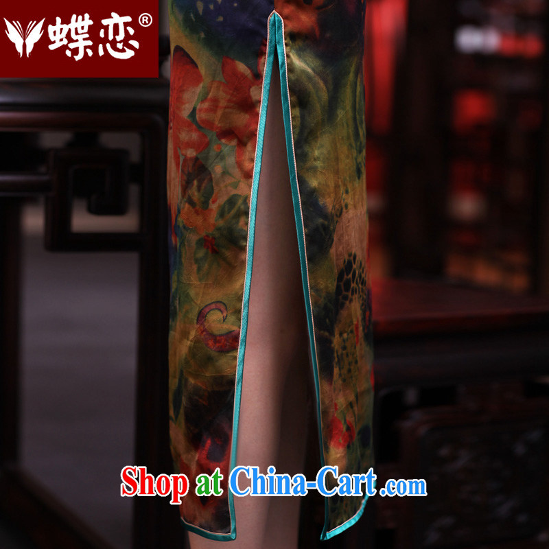 Butterfly Lovers spring 2015 the new, improved daily Silk Cheongsam retro manual cheongsam dress 49,128 figure S, Butterfly Lovers, shopping on the Internet