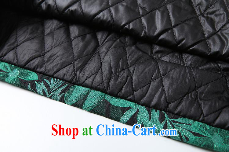 2014 autumn and winter, the girls improved stylish spell gross sleeveless quilted is not the Lao short cheongsam QF 141,013 dark XXL pictures, price, brand platters! Elections are good character, the national distribution, so why buy now enjoy more preferential! Health