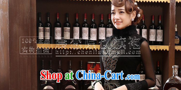 Morning, 2014 new Autumn and Winter Fashion cheongsam improved daily retro cheongsam dress wool annual meeting this short skirt black XXL pictures, price, brand platters! Elections are good character, the national distribution, so why buy now enjoy more preferential! Health