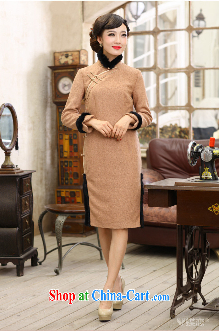 Butterfly Lovers 2015 spring new stylish and improved wool cheongsam dress retro long-sleeved daily gross outfit? 49,140 figure XXL pictures, price, brand platters! Elections are good character, the national distribution, so why buy now enjoy more preferential! Health