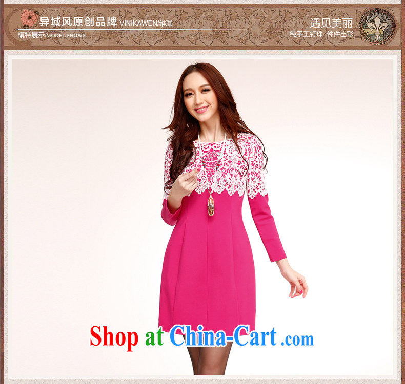Summer 2014 new short-sleeved cultivating Chinese improved cheongsam dress short-sleeved lace dress long-sleeved beauty dresses black XXL pictures, price, brand platters! Elections are good character, the national distribution, so why buy now enjoy more preferential! Health