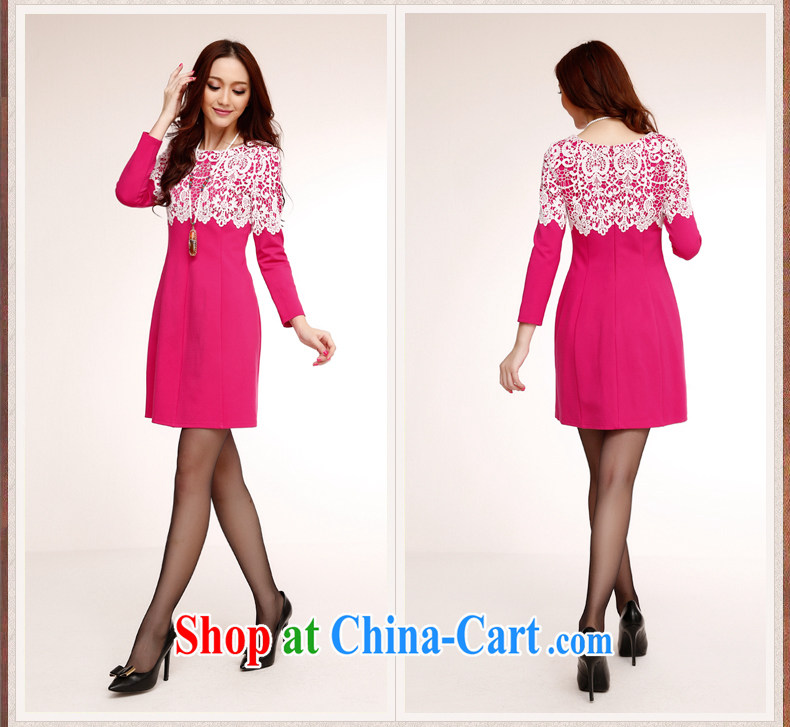 Summer 2014 new short-sleeved cultivating Chinese improved cheongsam dress short-sleeved lace dress long-sleeved beauty dresses black XXL pictures, price, brand platters! Elections are good character, the national distribution, so why buy now enjoy more preferential! Health