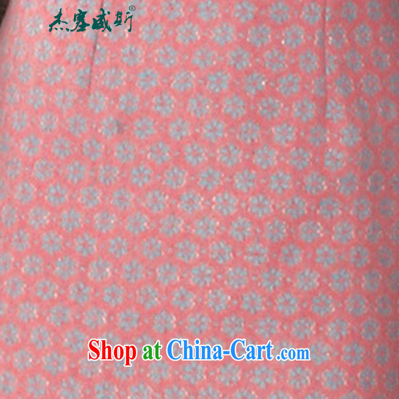 Jessup, autumn and winter clothing and stylish improved thick lace cheongsam rabbit hair manually for elegant qipao dresses red XXL, Jessup, and shopping on the Internet