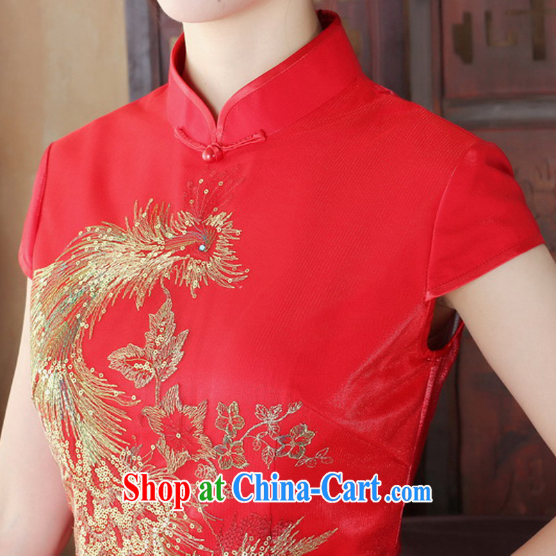 The Yee-sa 2015 new summer wedding dresses short-sleeved toast serving the door dress cheongsam dress 2035 Y B 2 XL, cross-sectoral, Elizabeth, and shopping on the Internet