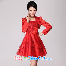 9 month dress * bride toast with his wedding wedding dress short improved stylish wedding dresses red new Magenta M pictures, price, brand platters! Elections are good character, the national distribution, so why buy now enjoy more preferential! Health