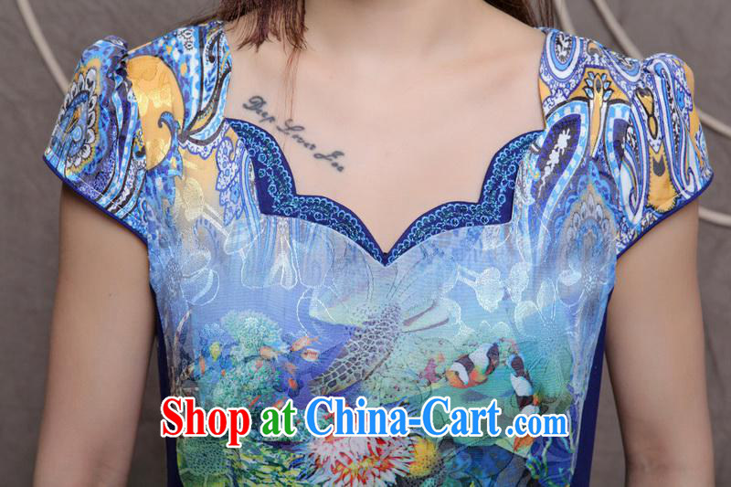 9 month dress * 2015 embroidered cheongsam high-end ethnic wind and stylish Chinese qipao dress daily retro beauty graphics build cheongsam picture color L pictures, price, brand platters! Elections are good character, the national distribution, so why buy now enjoy more preferential! Health