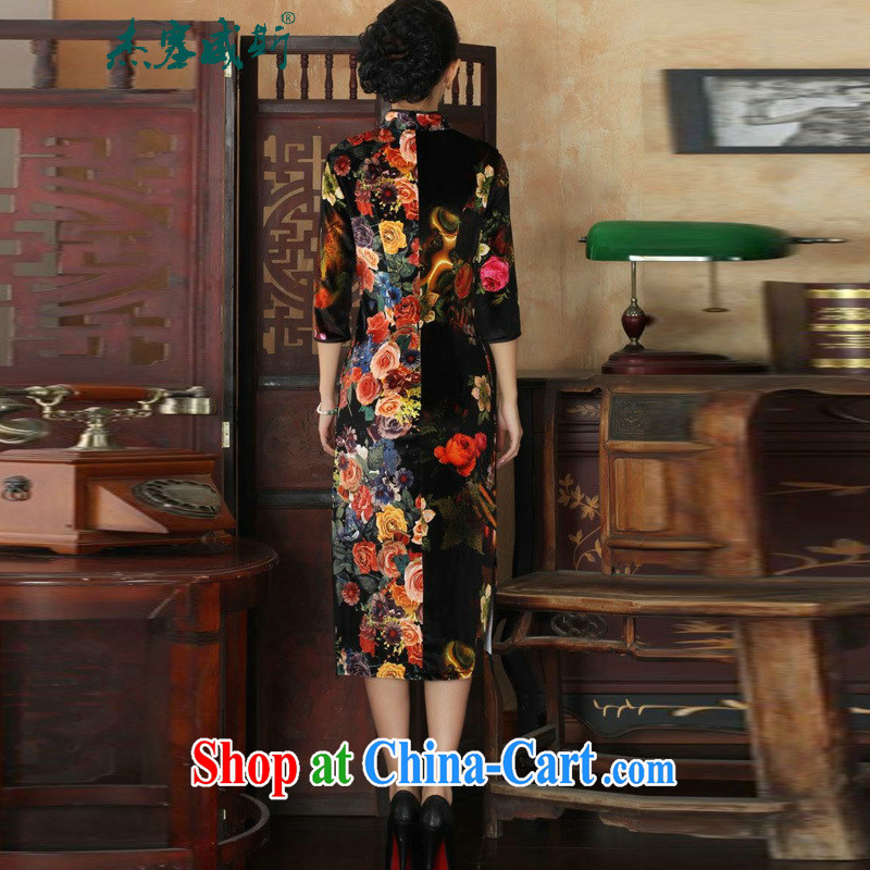 Jessup, new sleek, for manually for cultivating stretch the wool poster classic cheongsam dress female figure XL, Jessup, and shopping on the Internet