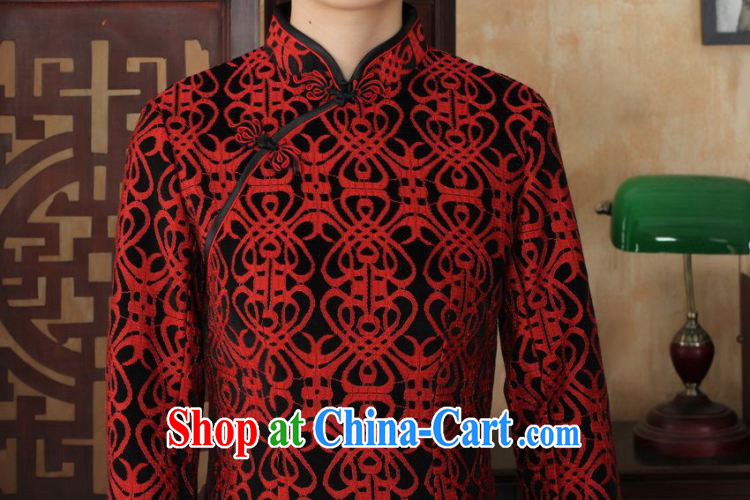 Jessup, new Ethnic Wind Women's clothes, for manually tie lace gold velour Sau San Tong the cheongsam dress as shown XXXL pictures, price, brand platters! Elections are good character, the national distribution, so why buy now enjoy more preferential! Health