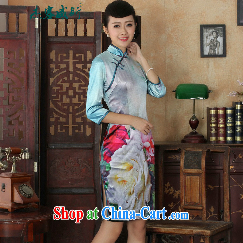Jack Plug, new, elegant and classy lady, wool, For manually-tie Sau San Tong with cheongsam dress female figure XXL, Jessup, qipao/Tang, and shopping on the Internet