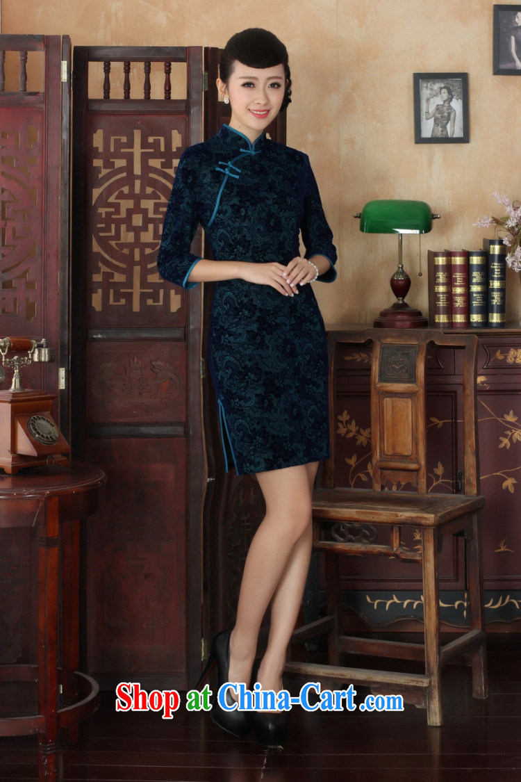 Jessup, new Ethnic Wind Women's clothes, wool, cultivating their manual for Chinese cheongsam dress of female Red XXL pictures, price, brand platters! Elections are good character, the national distribution, so why buy now enjoy more preferential! Health