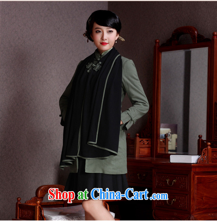 Butterfly Lovers 2015 spring new Chinese wind jacket, Ms. Tang fitted T-shirt improved fashion, long quilted coat ice light Jade terrace XXL pictures, price, brand platters! Elections are good character, the national distribution, so why buy now enjoy more preferential! Health