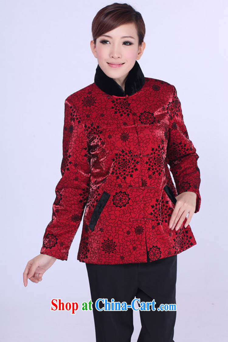 According to the older women with short quilted coat older persons Spring and Winter warm Tang with quilted coat middle-aged female, for stitching Tang with quilted coat red 3XL pictures, price, brand platters! Elections are good character, the national distribution, so why buy now enjoy more preferential! Health