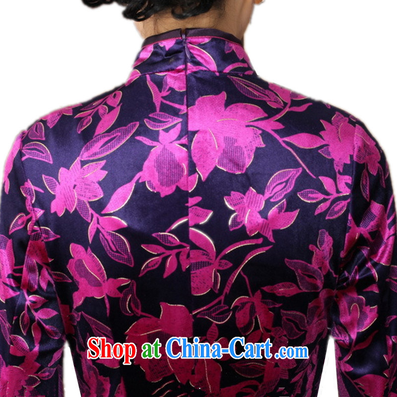 In accordance with the situation in autumn and replacing Tang Women's clothes, cheongsam collar Chinese improved cheongsam ethnic wind the wool beauty 7 cuff cheongsam dress - A White 3XL, according to the situation, and, shopping on the Internet