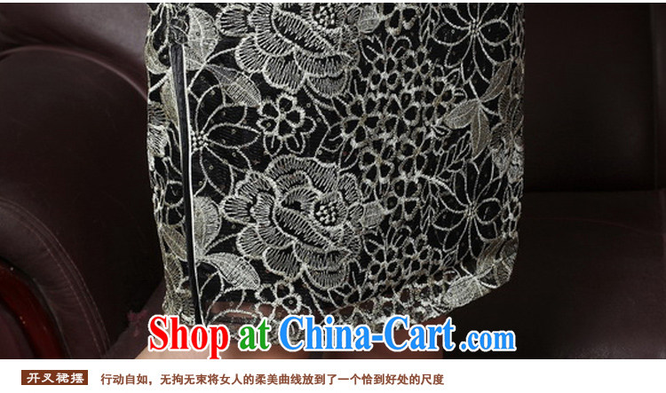The cross-sectoral privacy Elizabeth by 2015 new, short-sleeved Chinese daily outfit retro beauty graphics thin lace improved cheongsam dress 3156 Y B 2 XL pictures, price, brand platters! Elections are good character, the national distribution, so why buy now enjoy more preferential! Health