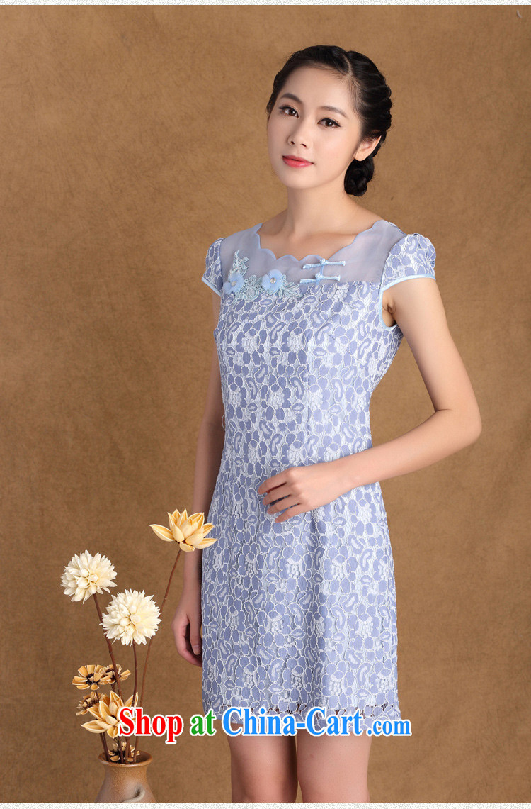 The cross-sectoral Windsor summer 2015 new women's clothing boutique stamp lace Beauty Fashion cheongsam dress 3177 Y B 2 XL pictures, price, brand platters! Elections are good character, the national distribution, so why buy now enjoy more preferential! Health