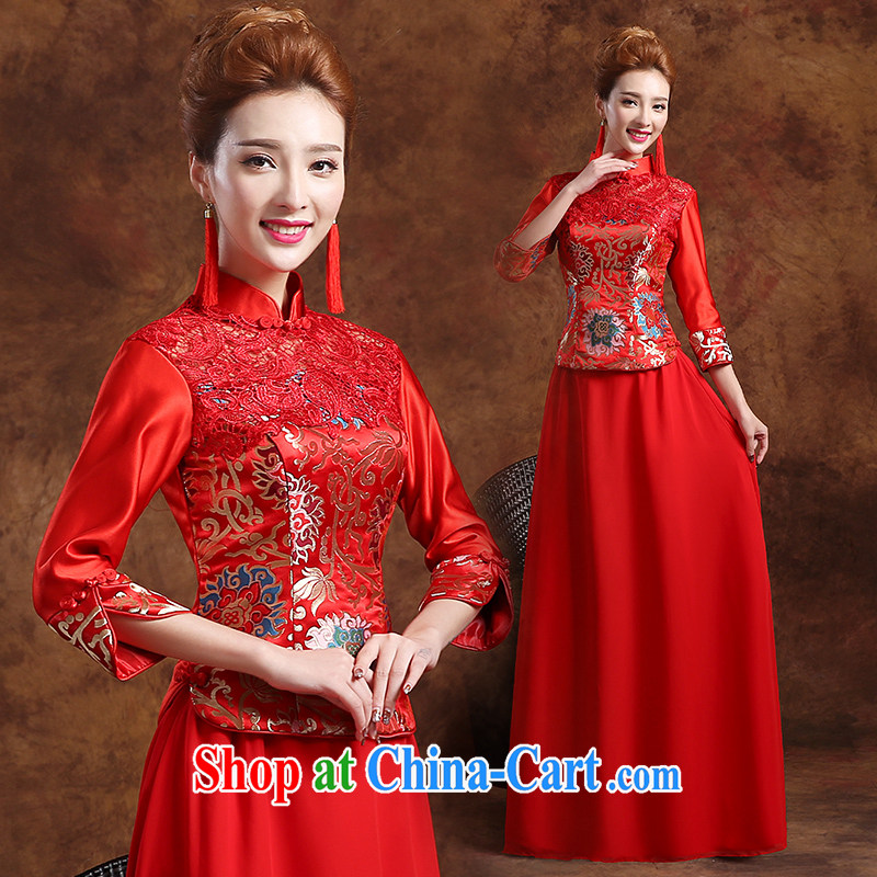 Sophie AIDS outfit than toasting Service Bridal Fashion 2015 new summer wedding dresses improved Chinese wedding dress Phoenix use Su-wo service cheongsam red XXL, than AIDS (SOFIE ABBY), online shopping