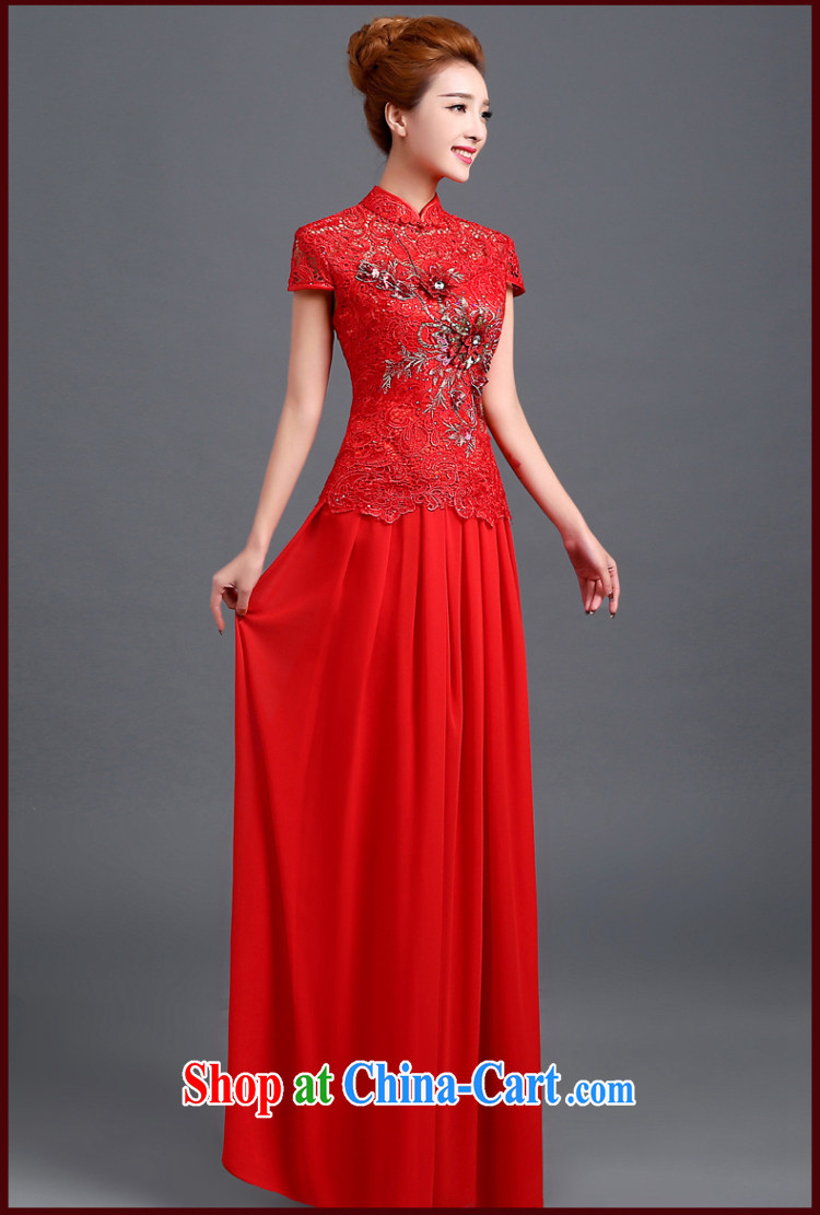 The Vanessa wedding dresses 2015 summer, red, antique dresses stylish short-sleeve-su Wo service beauty graphics thin retro Phoenix marriage of cheongsam long red XXL pictures, price, brand platters! Elections are good character, the national distribution, so why buy now enjoy more preferential! Health