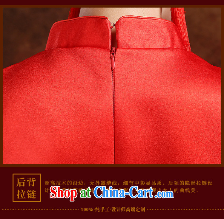 The Vanessa wedding dresses 2015 new marriages long-sleeved dresses and stylish red long-su Wo service beauty graphics thin cheongsam dress of Phoenix summer autumn female Red XXL pictures, price, brand platters! Elections are good character, the national distribution, so why buy now enjoy more preferential! Health