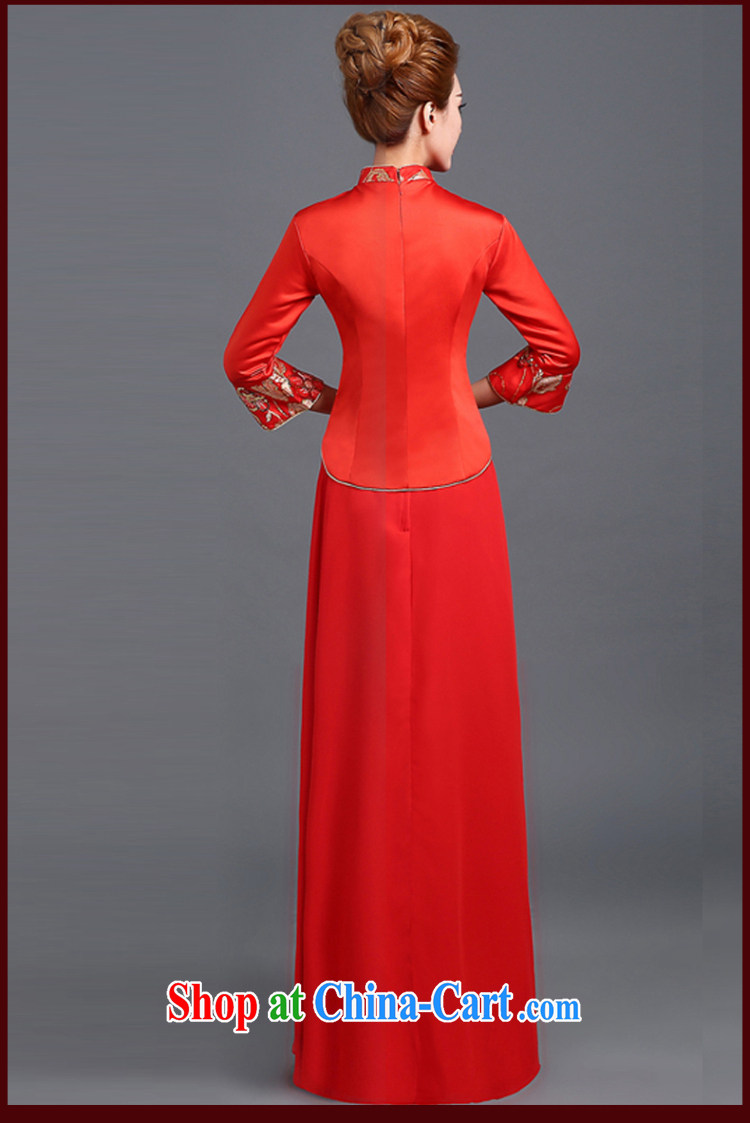 The Vanessa bridal dresses 2015 summer bows new marriage, red outfit, cultivating graphics thin Chinese show reel outfit serving long-sleeved robes of Phoenix red XXL (the Code) pictures, price, brand platters! Elections are good character, the national distribution, so why buy now enjoy more preferential! Health
