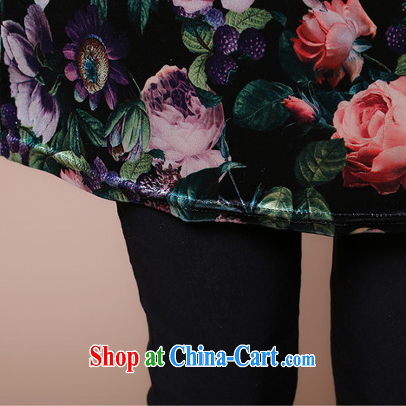 Air Shu Diane fall 2014 new, middle-aged and older gold velour suits skirt the code long-sleeved high middle-aged ladies jeans, XXXL, aviation Shu Diane, qipao/Tang, and shopping on the Internet