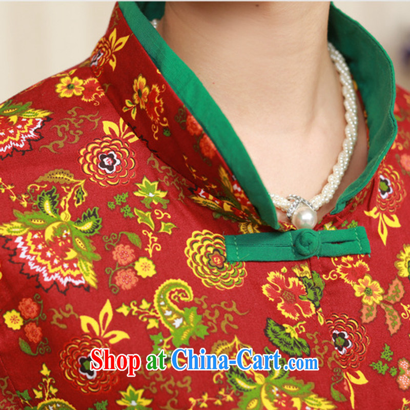 Air Shu Diane 2014 autumn new female ethnic wind embroidered jacket 9 of the cuff, the collar Tang with fall arrest the high-end embroidery black XXL, aviation Shu Diane, shopping on the Internet