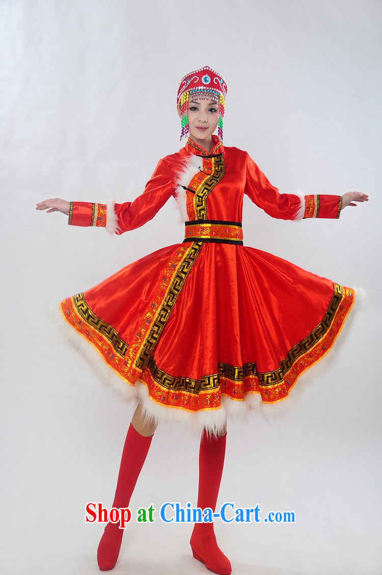 Double-122,014, genuine new Mongolia show serving minority Mongolian folk girl costumes dance clothing HXYM - 0028 red XL pictures, price, brand platters! Elections are good character, the national distribution, so why buy now enjoy more preferential! Health
