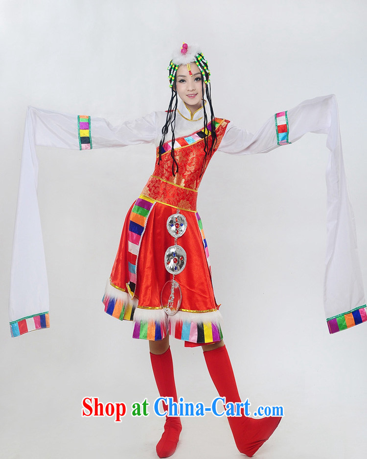 Dual 12 performing arts dream dress 2014 new Tibetan water cuff dance costumes minority theatrical clothing women HXYM - 0029 red S pictures, price, brand platters! Elections are good character, the national distribution, so why buy now enjoy more preferential! Health