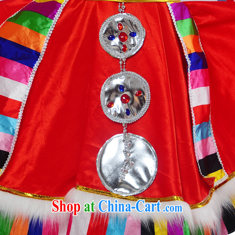 I should be grateful if you would arrange for Performing Arts Hong Kong 2014 dream new Tibetan water cuff dance costumes minority theatrical clothing female HXYM 0029 red L, Hong Kong Arts dreams, shopping on the Internet