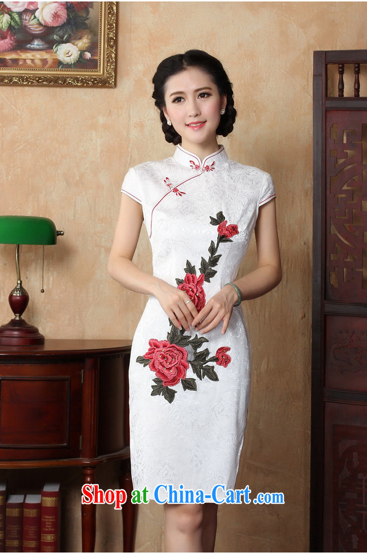 The cross-sectoral Windsor hit a red new, summer 2014 improved cheongsam dress stylish stamp duty rose cotton daily cheongsam dress Y B 2 XL pictures, price, brand platters! Elections are good character, the national distribution, so why buy now enjoy more preferential! Health