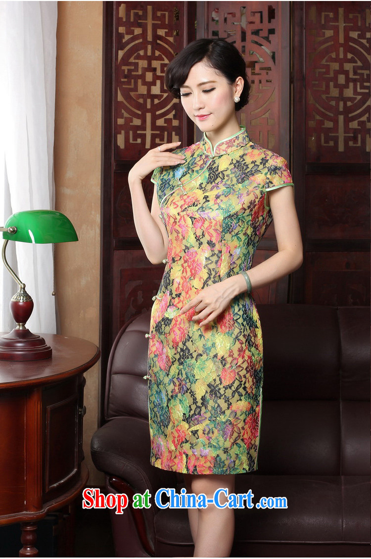 The Yee-sa 2015 retro short dresses, skirts new summer fashion improved Tang fitted dresses 3172 Y B 3 XL pictures, price, brand platters! Elections are good character, the national distribution, so why buy now enjoy more preferential! Health